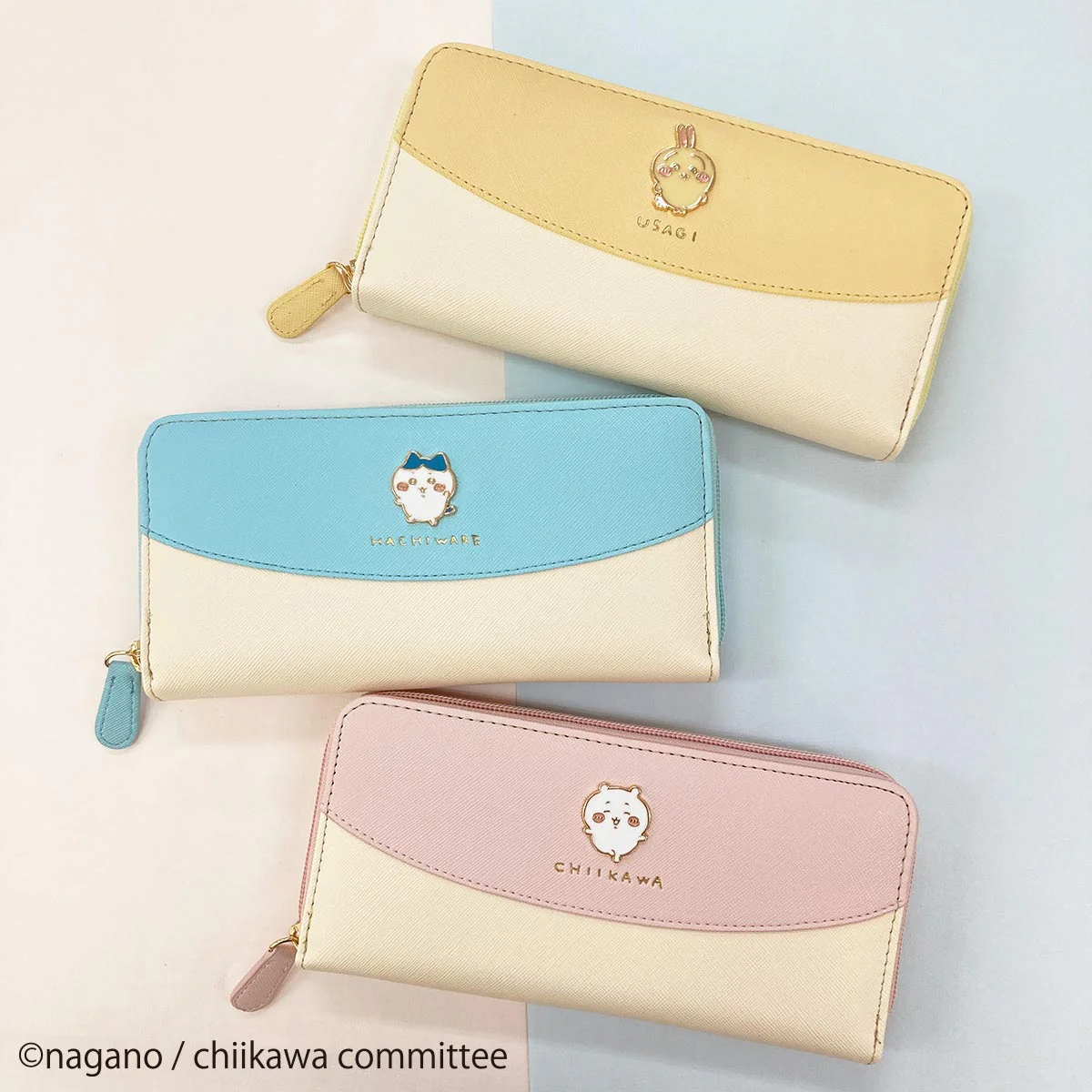ちいかわ バッジラウンド長財布（うさぎ） - Image 2