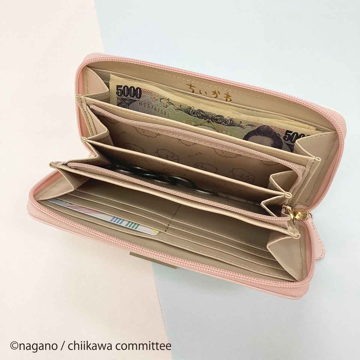 ちいかわ バッジラウンド長財布（うさぎ） - Image 3