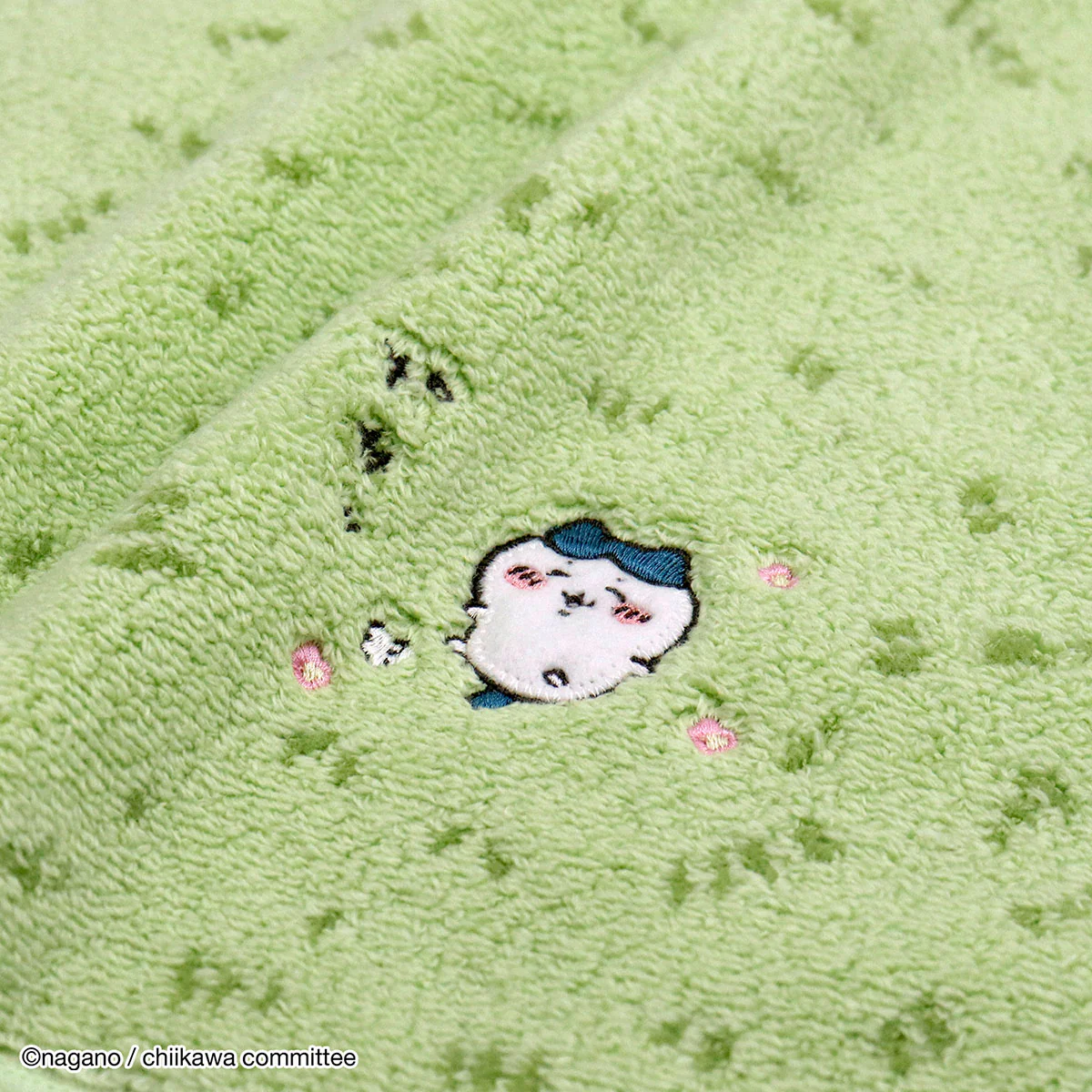 ちいかわ タオルハンカチ(草むら グリーン) - Image 2