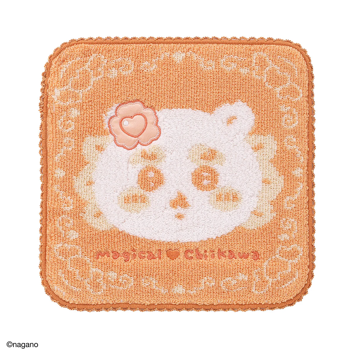 ちいかわ まじかるちいかわ タオルハンカチ（小さいやつ オレンジ）