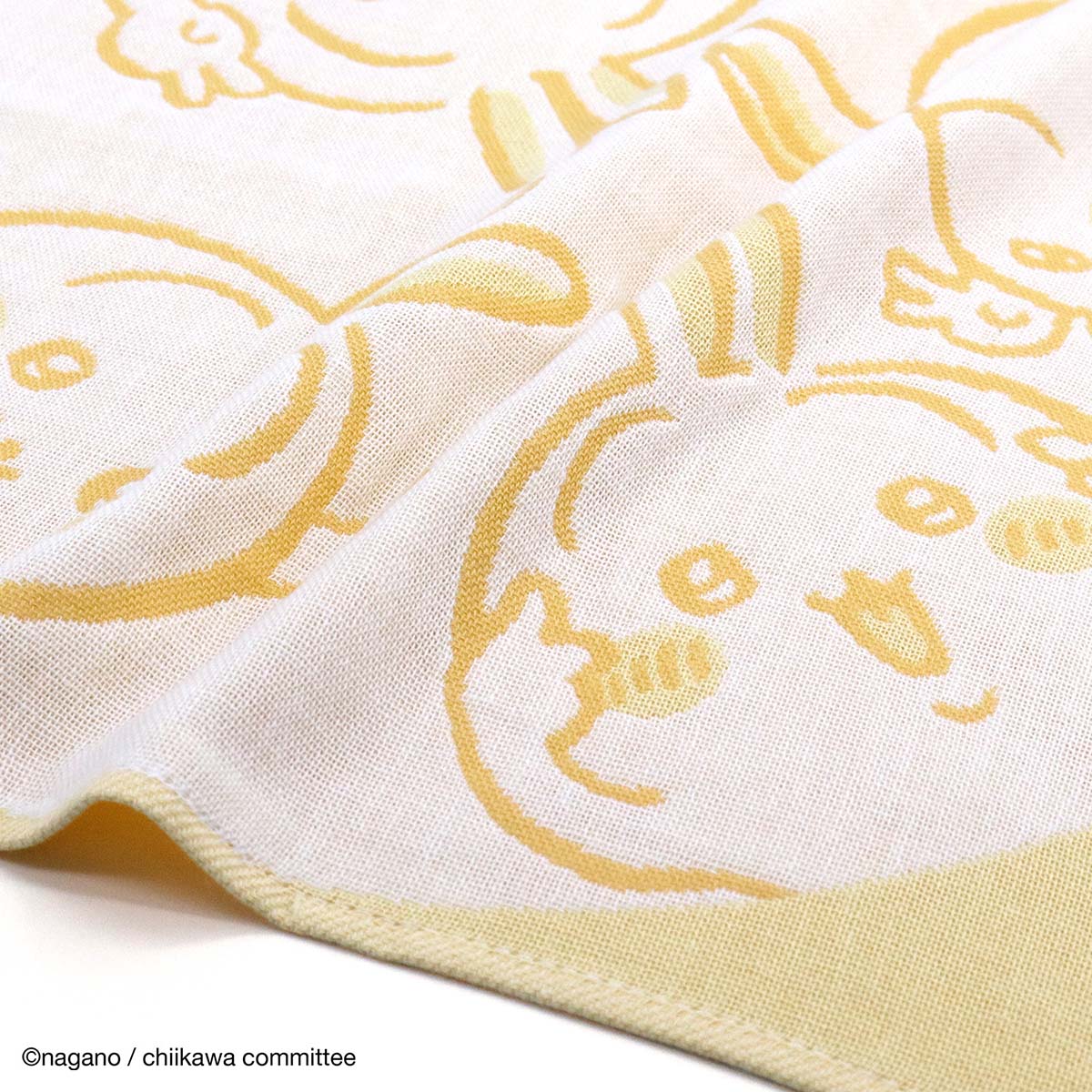 ちいかわ ウォッシュタオル（ピース イエロー） - Image 3