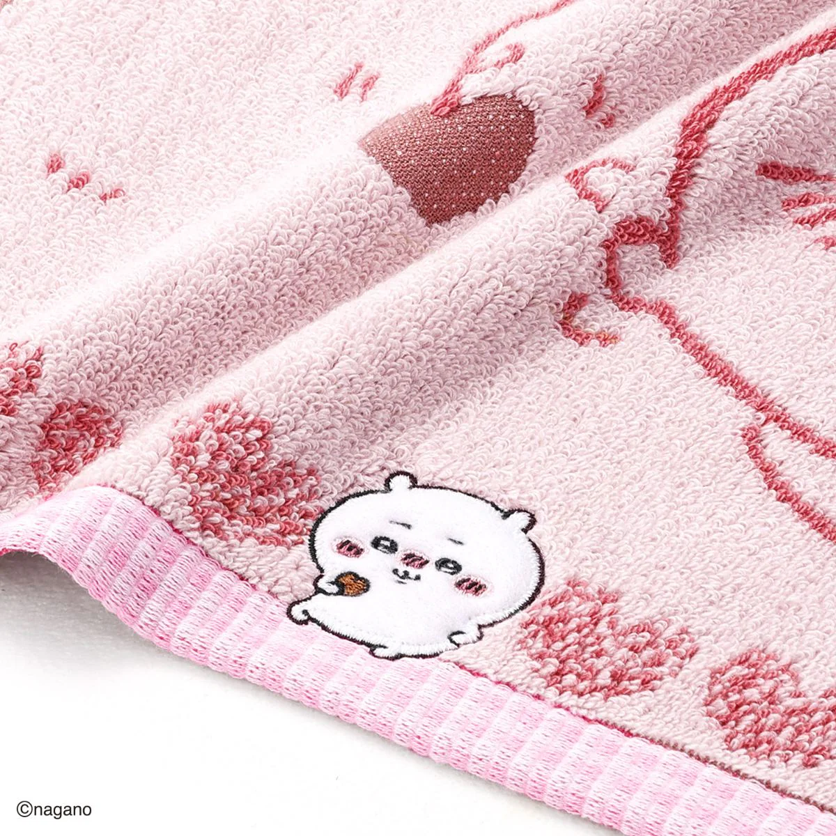 ちいかわ フェイスタオル(チョコ・ピンク) - Image 3
