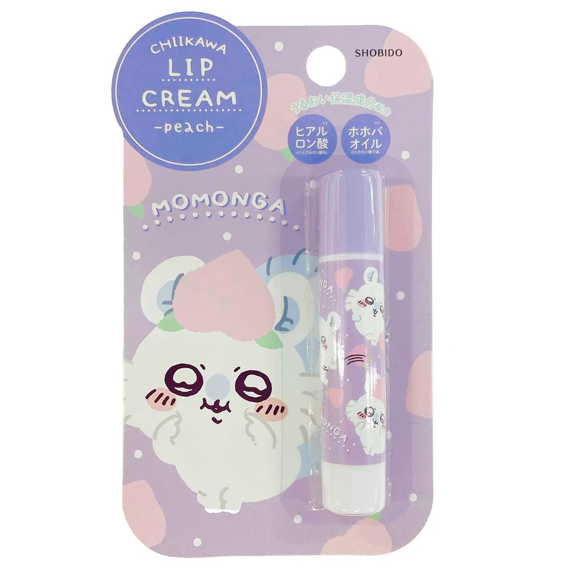 ちいかわ リップクリーム フルーツシリーズ（モモンガ ピーチ）