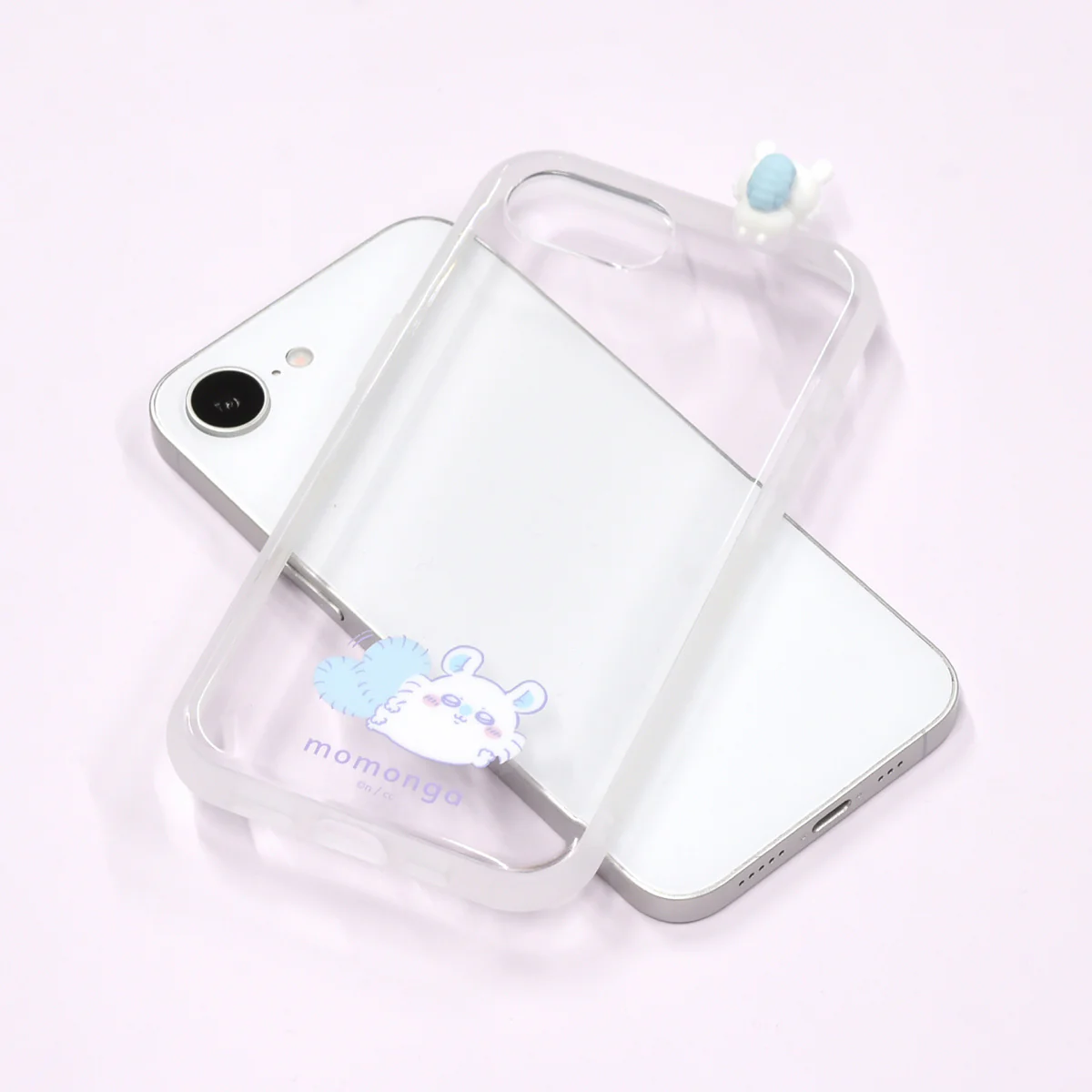 ちいかわ フレーム IIIIfit Clear iPhone16e対応ケース（モモンガ） - Image 3