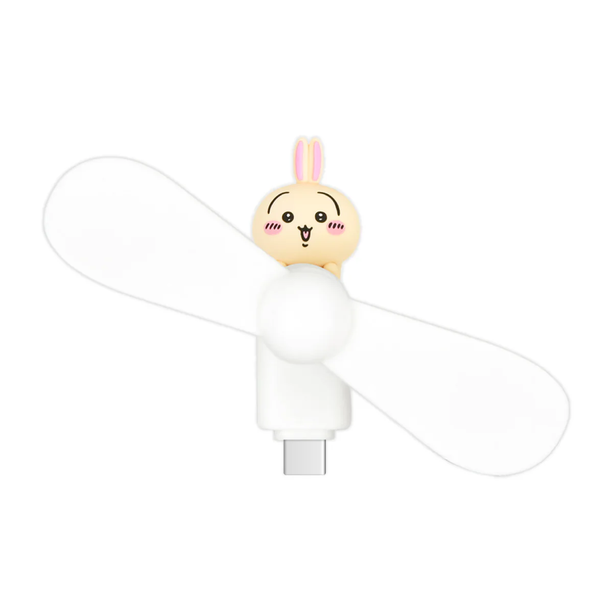 ちいかわ コネクタ付きミニクールファン USB Type-C（うさぎ）