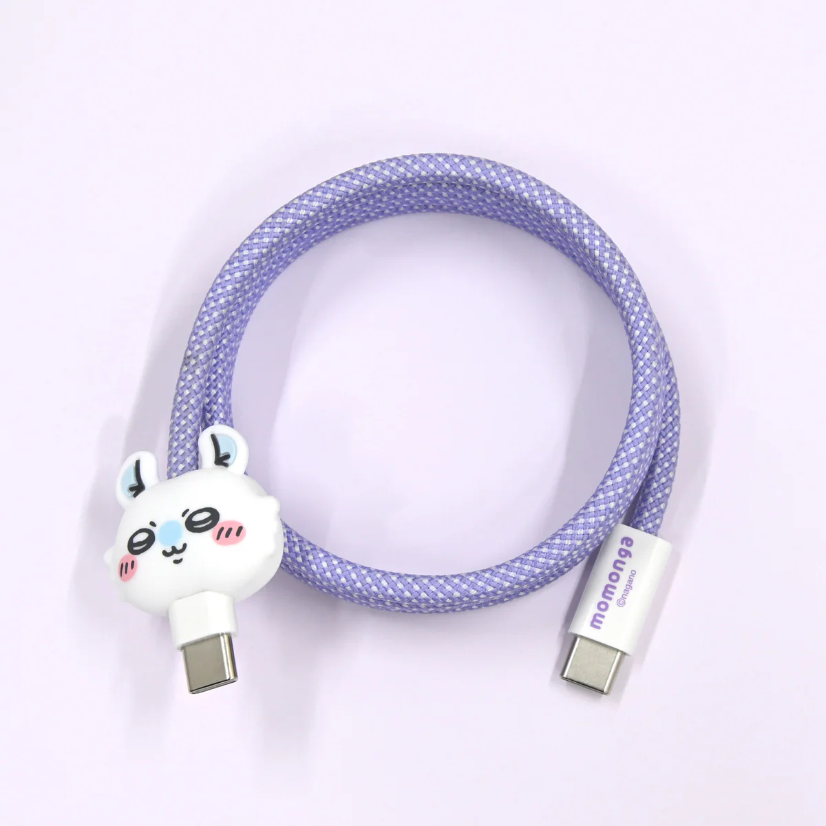 ちいかわ PD60W対応 USB2.0 Type-C マスコットマグネットケーブル(モモンガ) - Image 3