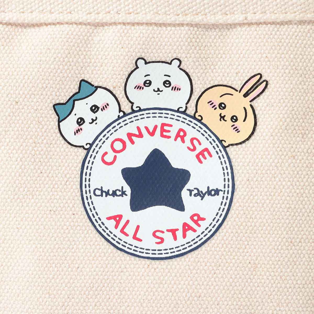 ちいかわ×コンバース キャンバストートバッグS（ブルーグレー） - Image 6