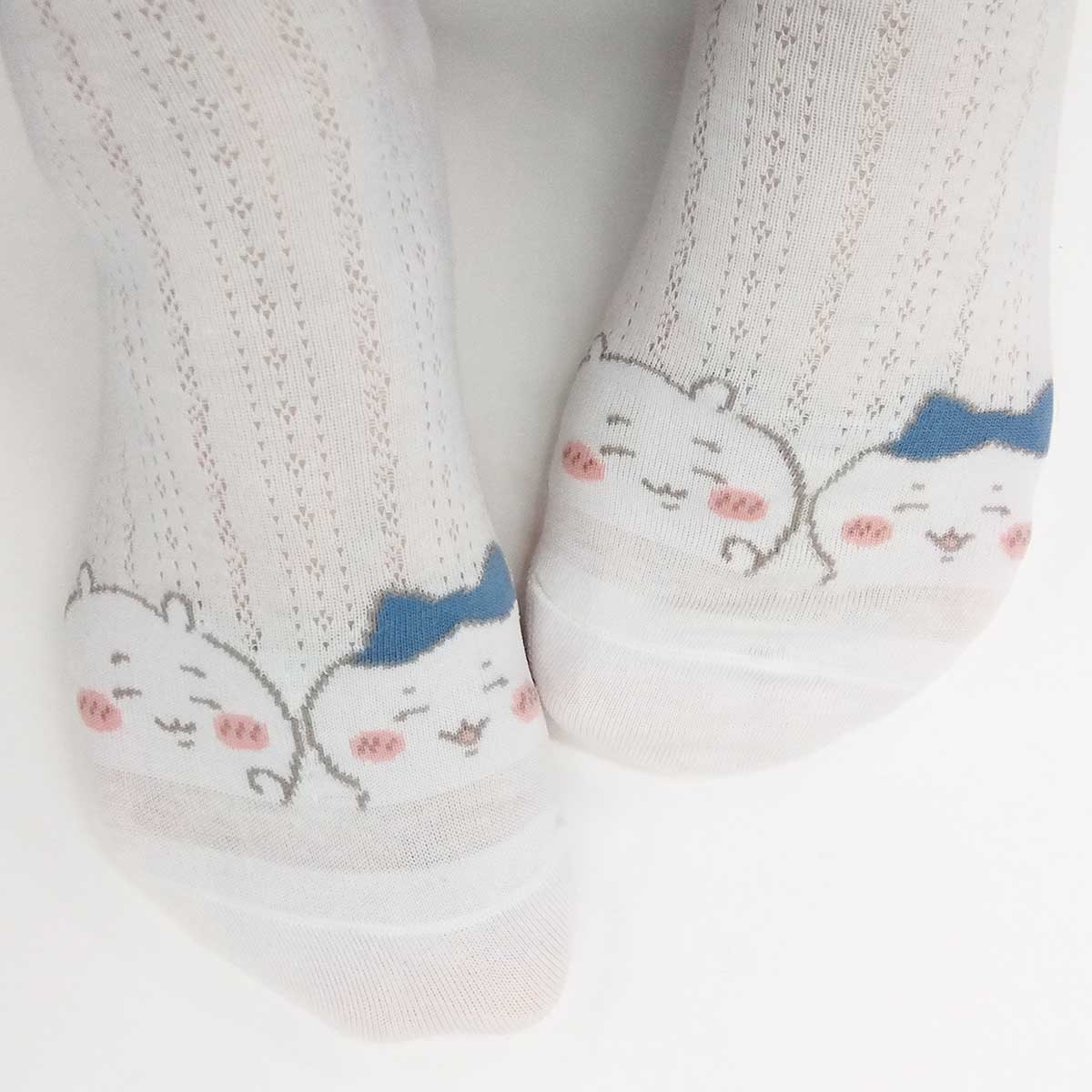 ちいかわ ほめられリボン付きクルーソックス(オフホワイト) レディース用 - Image 4