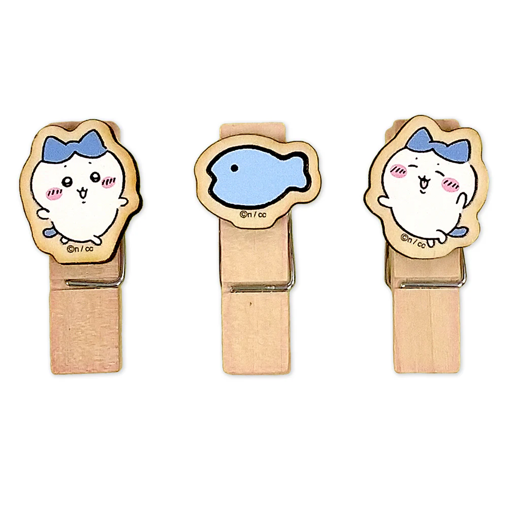 ちいかわ ウッドクリップ(ハチワレ) - Image 3