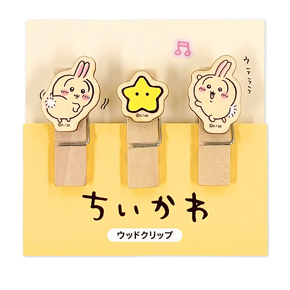 ちいかわ ウッドクリップ（うさぎ） - Image 4