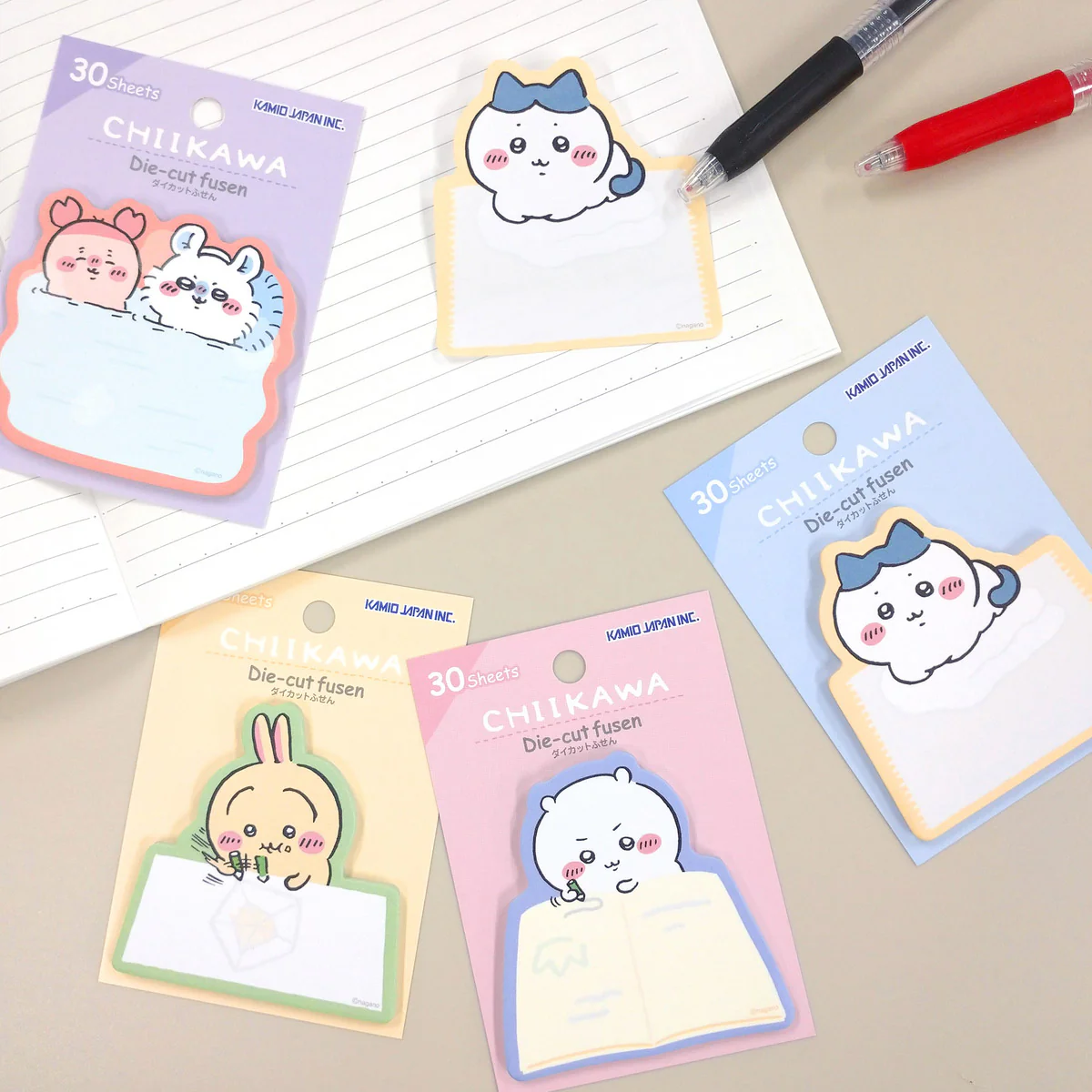 ちいかわ ダイカット付箋（ハチワレ 香箱） - Image 2