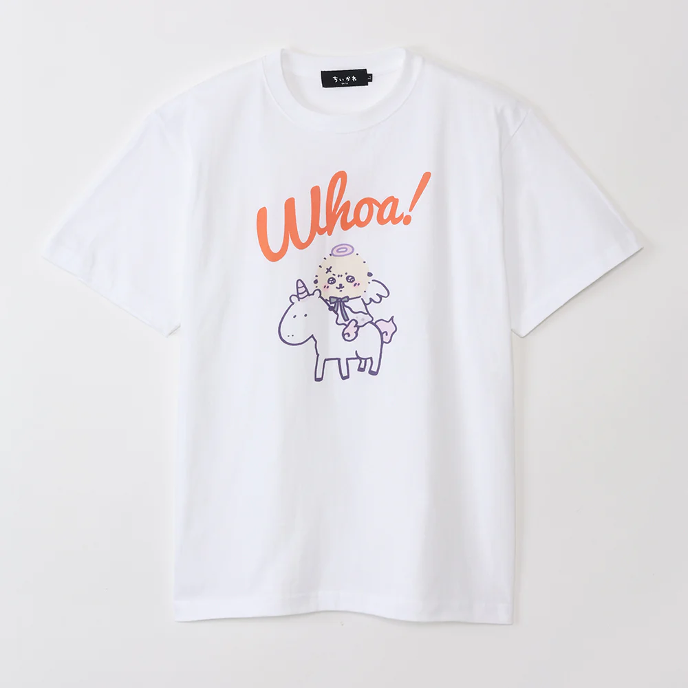 ちいかわ てんし♡あくま Tシャツ(ラッコと愛馬 ホワイト)