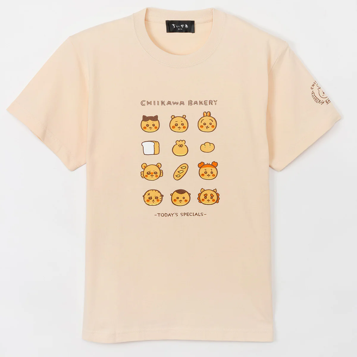 ちいかわ ちいかわベーカリー Tシャツ CHIIKAWA BAKERY ナチュラル