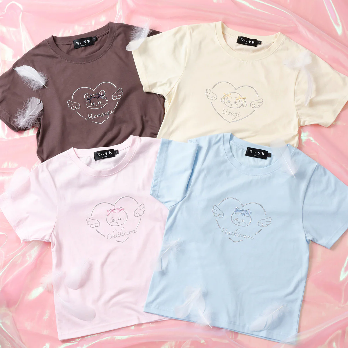 ちいかわ Go!HARAJUKU Tシャツ リボンリボン モモンガ ブラウン - Image 5