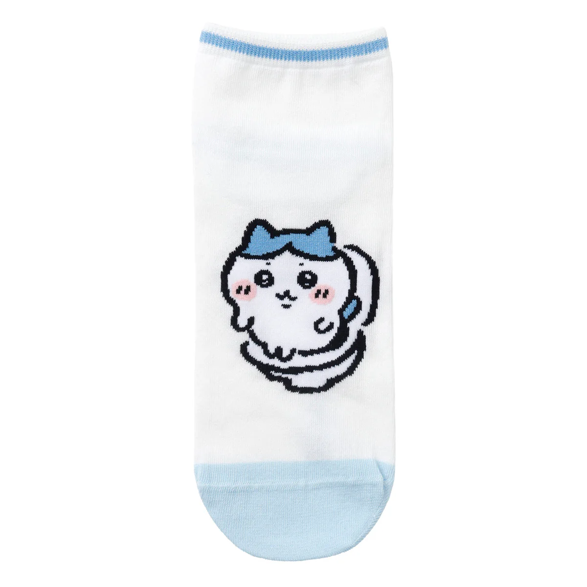 ちいかわ クルーソックス ハチワレトイレ サックス - Image 3