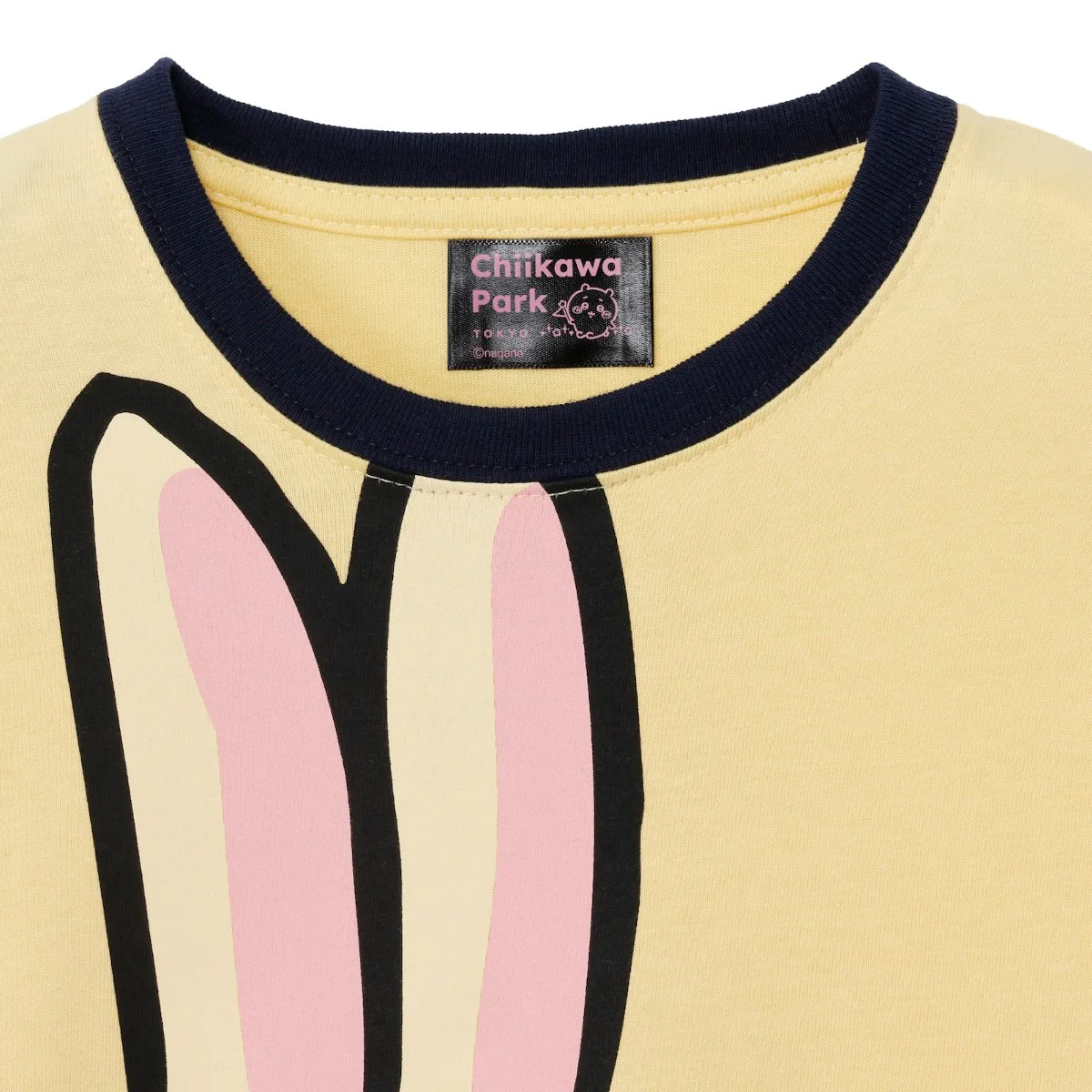 ちいかわ ちいかわパーク キッズTシャツ ビッグキャラクター うさぎ イエロー - Image 10