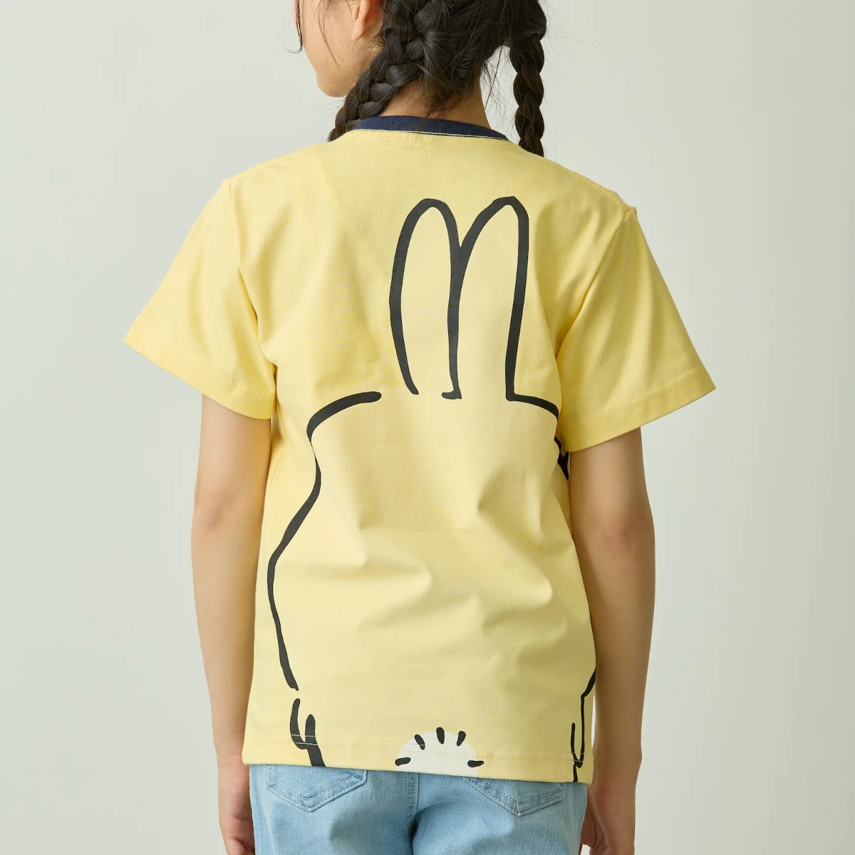 ちいかわ ちいかわパーク キッズTシャツ ビッグキャラクター うさぎ イエロー - Image 8