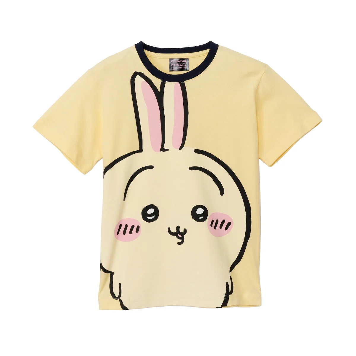 ちいかわ ちいかわパーク キッズTシャツ ビッグキャラクター うさぎ イエロー - Image 9