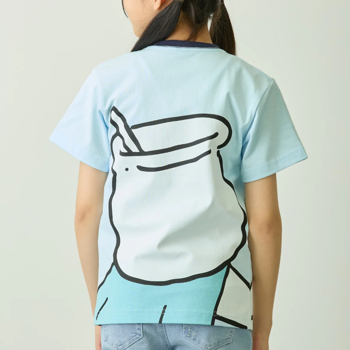 ちいかわ ちいかわパーク キッズTシャツ ビッグキャラクター むちゃうマン サックス - Image 6