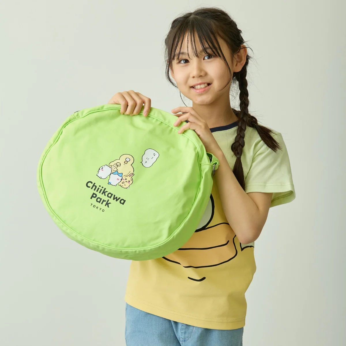 ちいかわ ちいかわパーク ショルダーバッグ オデ ライトグリーン - Image 4