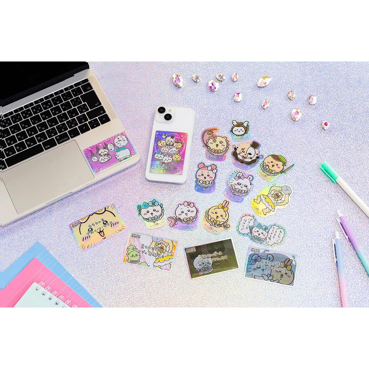 ちいかわ まじかるちいかわ スマホに貼れるサイズのホログラムステッカー（どっちが「本物」なのッ！？） - Image 2