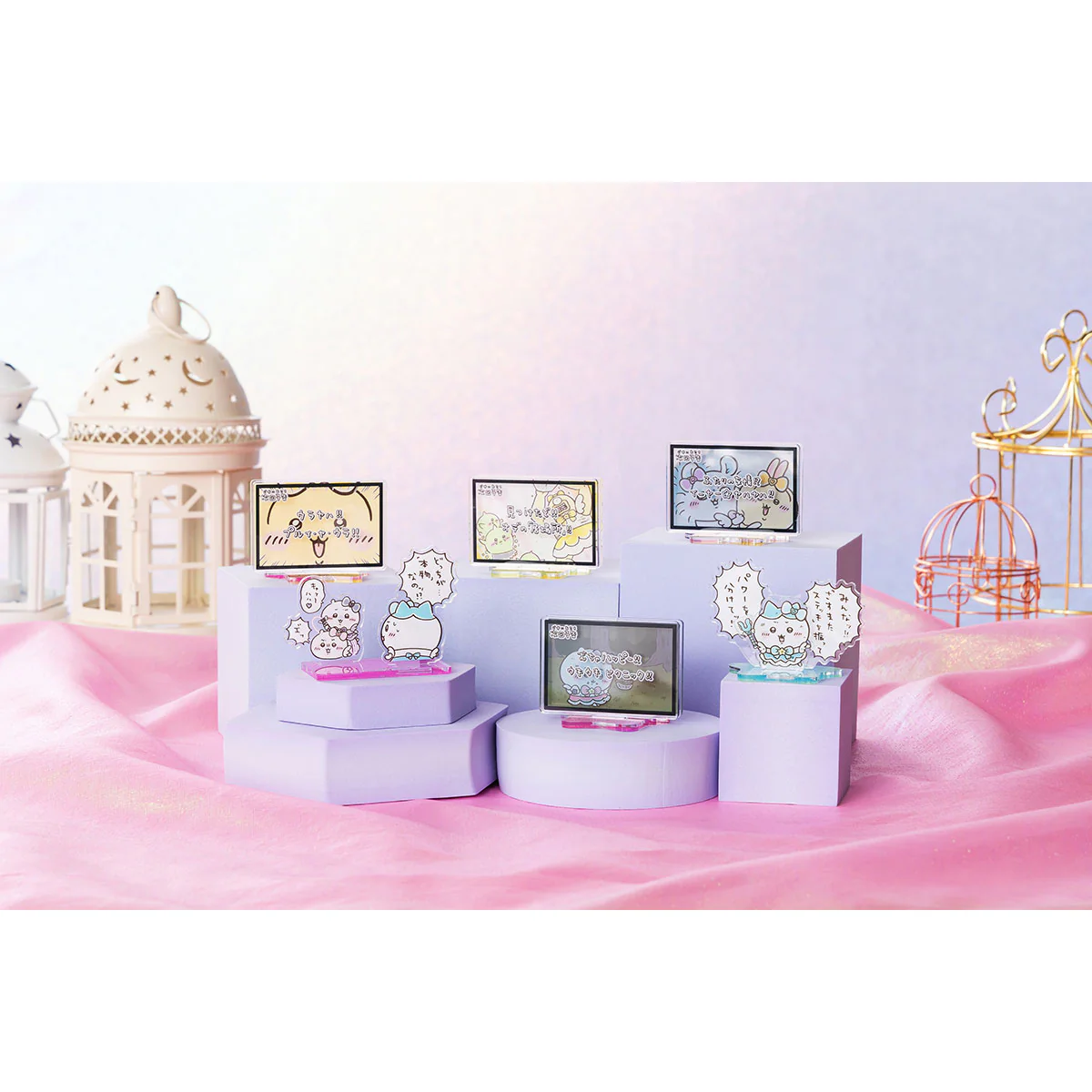 ちいかわ まじかるちいかわ レイヤーアクリルスタンド(次回予告むちゃハッピー!!) - Image 2