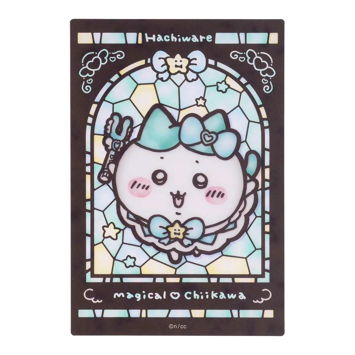 ちいかわ まじかるちいかわ ステンドグラス風クリアカード(ハチワレ)