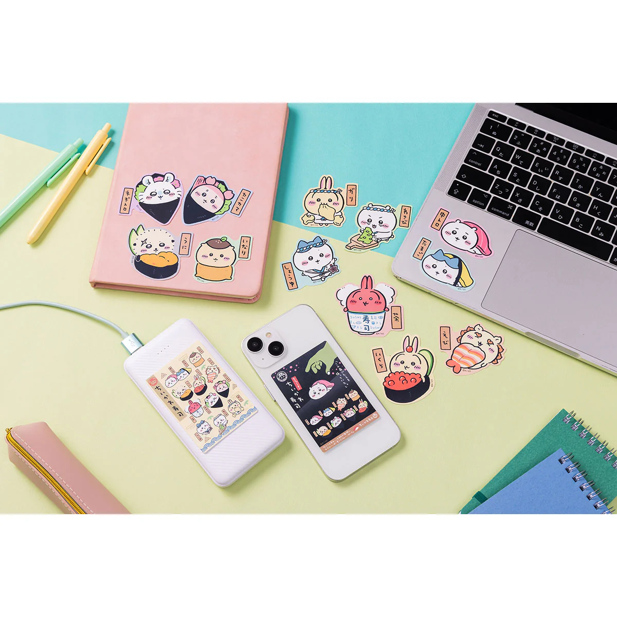 ちいかわ ちいかわ寿司 スマホに貼れるサイズのステッカー(この歯ごたえを待っていた。) - Image 2