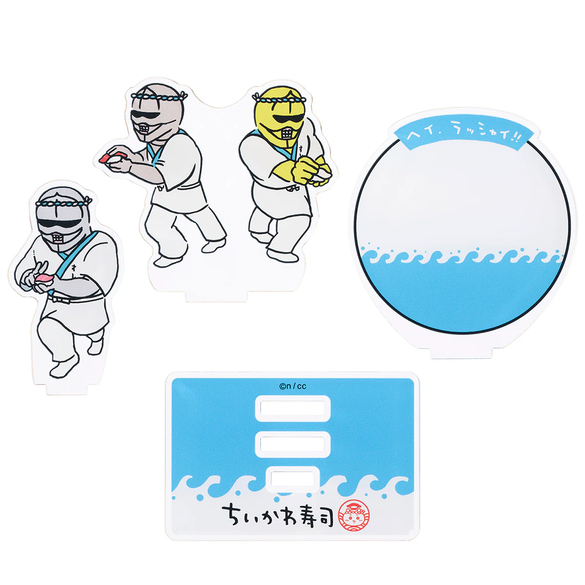 ちいかわ ちいかわ寿司 レイヤーアクリルスタンド(ヘイラッシャイ) - Image 4