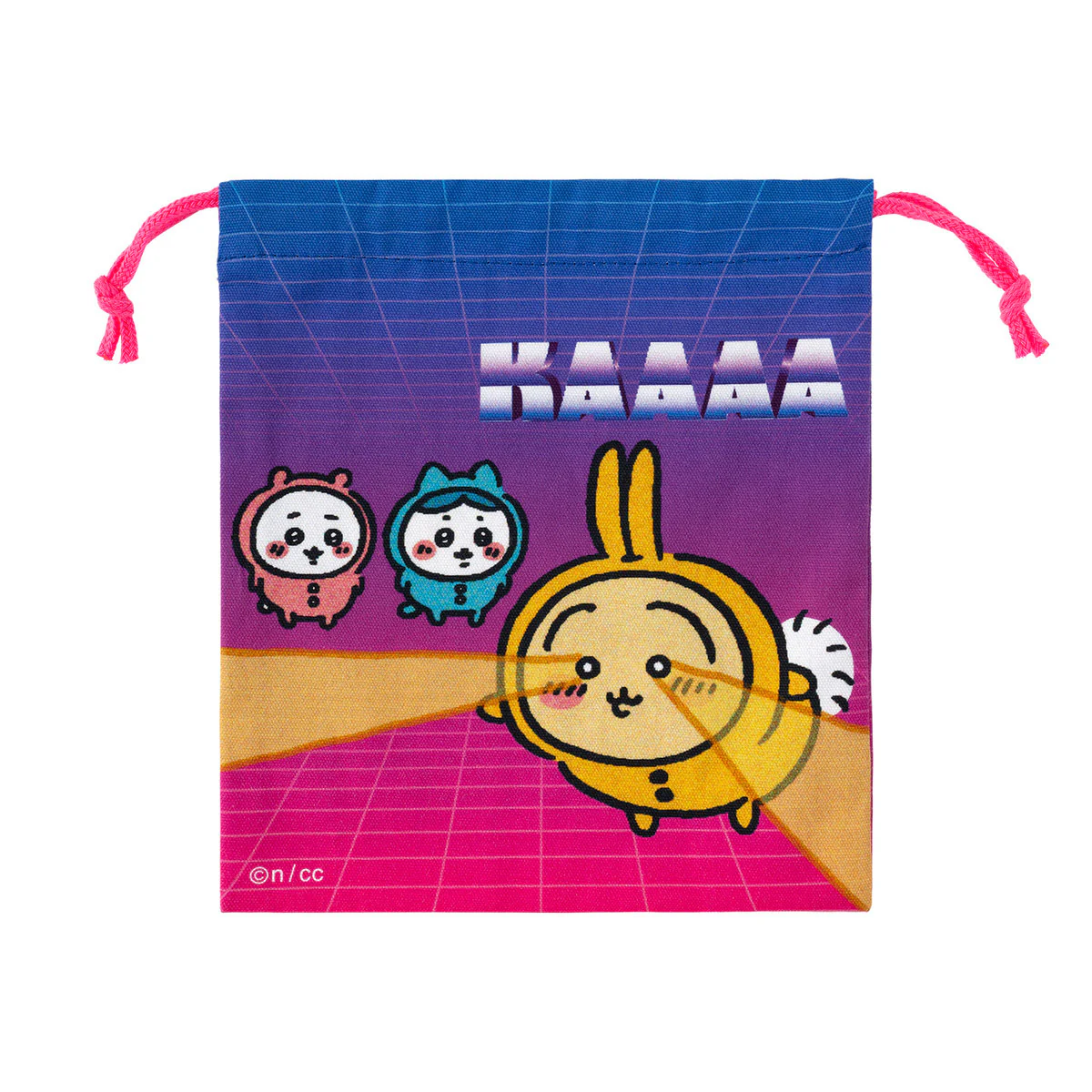ちいかわ トーキョーちいかわ ほどよいサイズの巾着(パジャマ) - Image 5