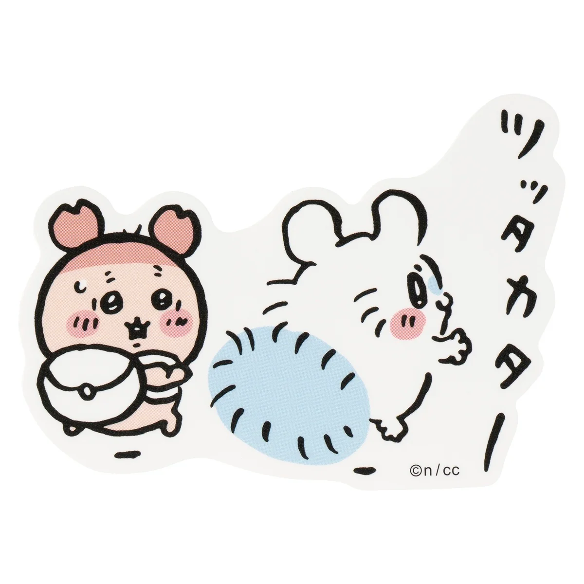 ちいかわ スマホに貼れるサイズのステッカー(ツッタカター)