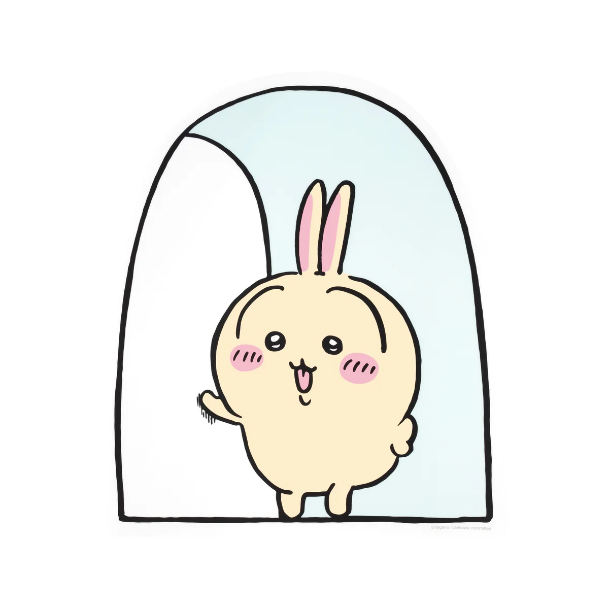 ちいかわ ウォールステッカー(うさぎの訪問)