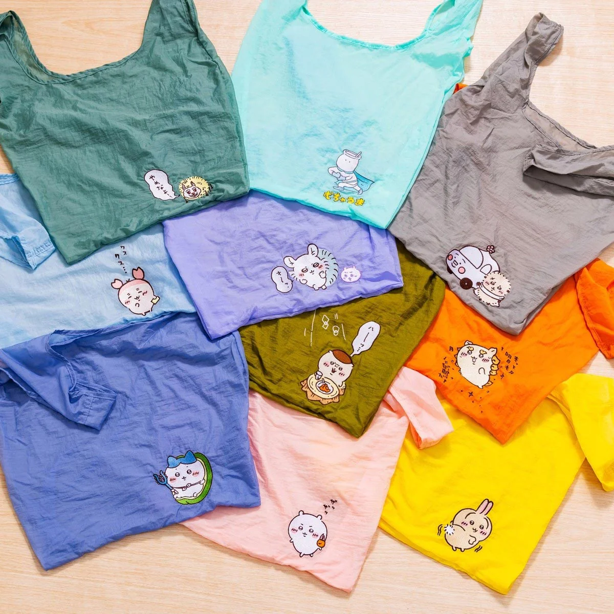 ちいかわ エコバッグ入りおかおマスコット（モモンガ） - Image 3