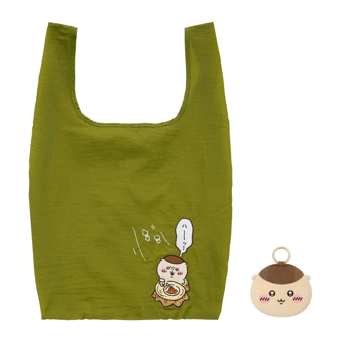 ちいかわ エコバッグ入りおかおマスコット(くりまんじゅう)