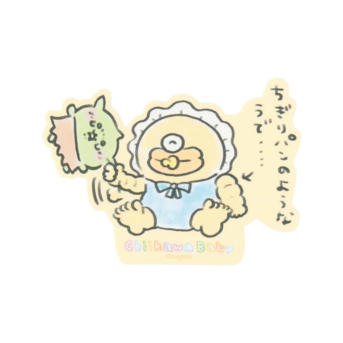 ちいかわ Chiikawa Baby スマホに貼れるサイズのステッカー（オデとゴブリン）
