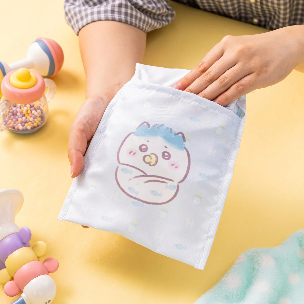 ちいかわ Chiikawa Baby 大きめポケッタブルエコバッグ（ちいかわ） - Image 4