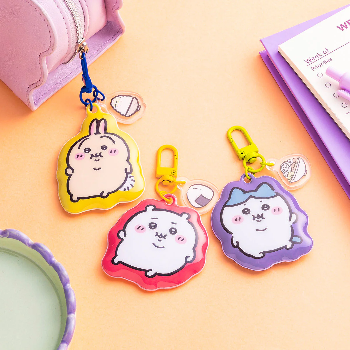 ちいかわ ぼっちゃりぷっくりPVCキーホルダー(うさぎ) - Image 2