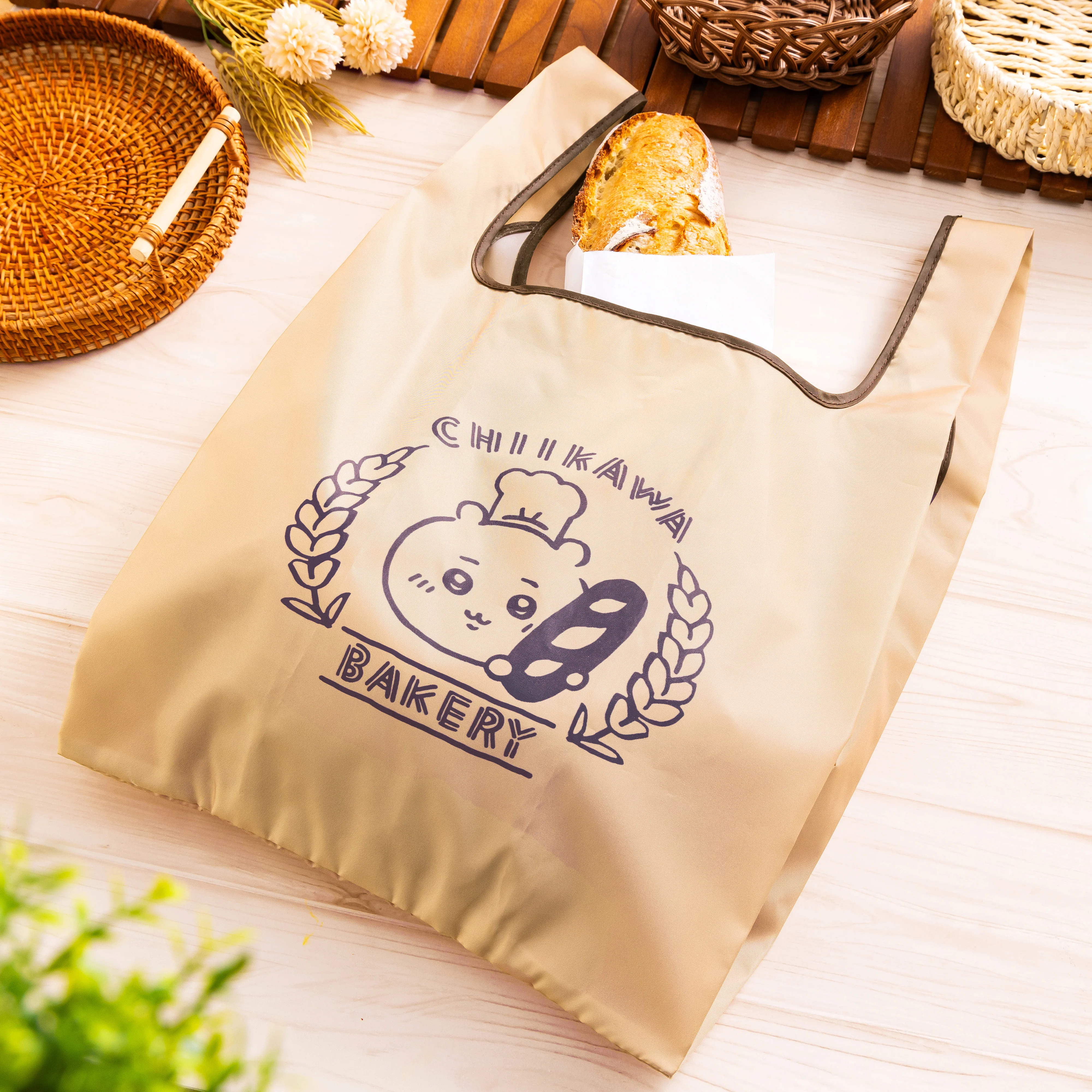 ちいかわ ちいかわベーカリー エコバッグ(ブラウン) - Image 3