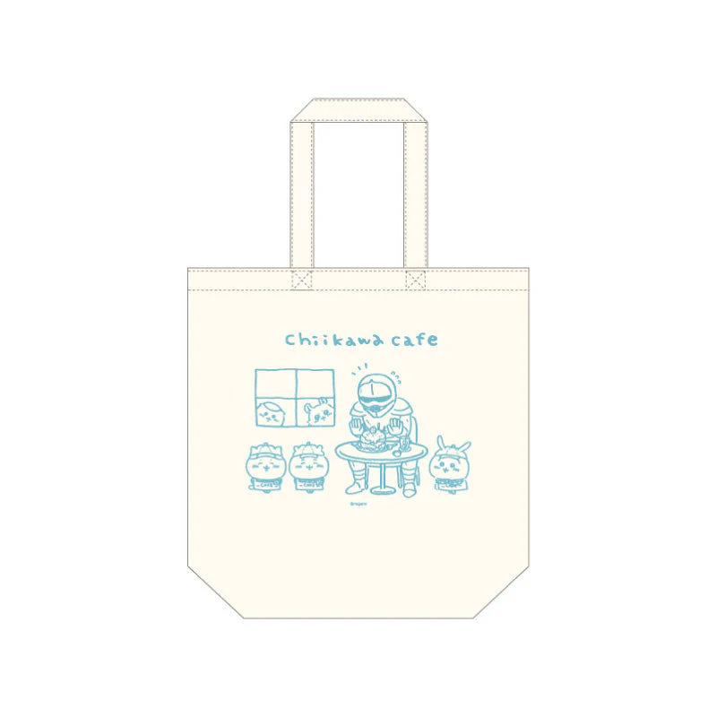 ちいかわカフェ コットントート（B）ブルー【１会計 ２個まで】