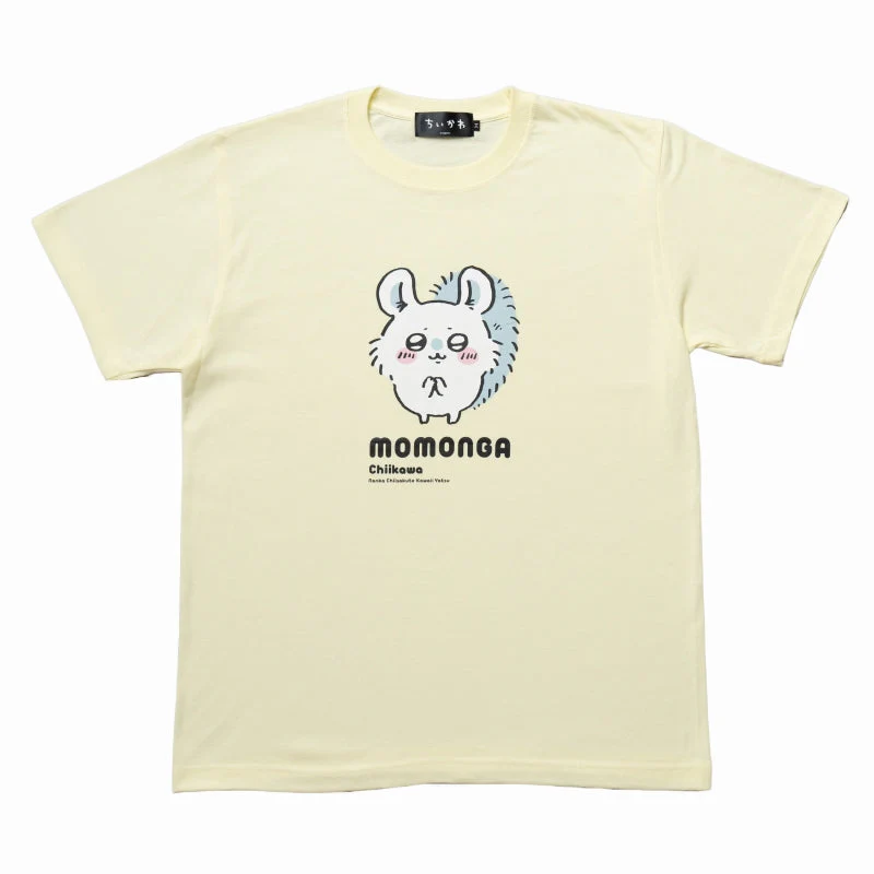 ちいかわ Tシャツ モモンガ フロストイエロー