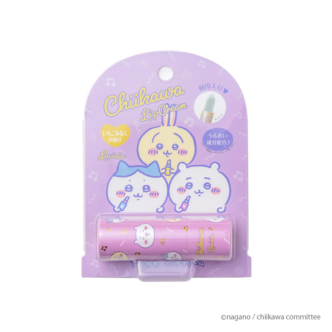 ちいかわ Lovisia リップクリーム(ちいかわ&ハチワレ&うさぎ)