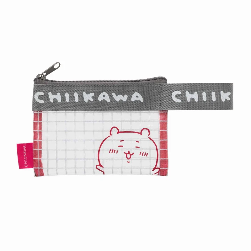 ちいかわ クリア格子のビニールポーチ