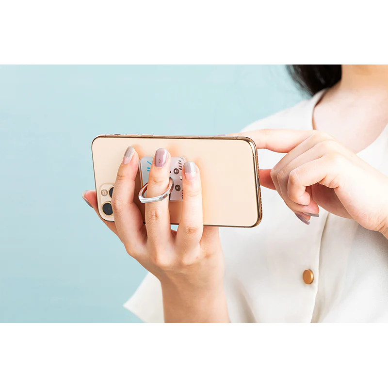ちいかわ ひょっこりのぞくスマホリング(ハチワレ) - Image 3