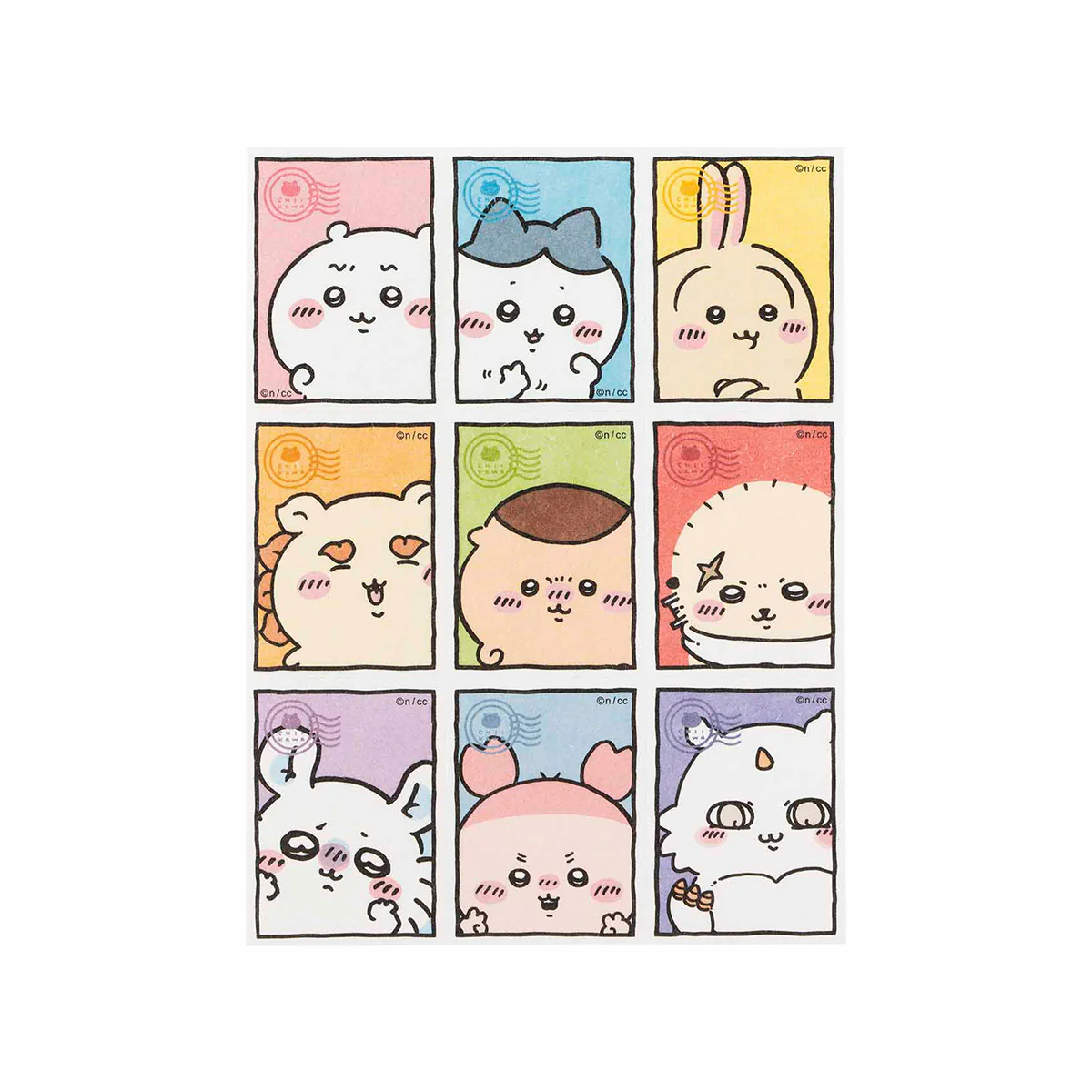 ちいかわ 東京みやげ ピリッと切り離せる!ステッカー(切手風)