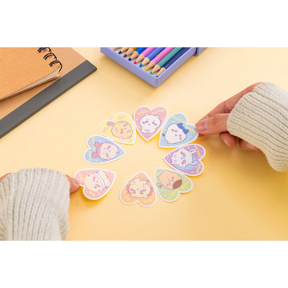 ちいかわ 東京みやげ ピリッと切り離せる!ステッカー(ハート) - Image 2