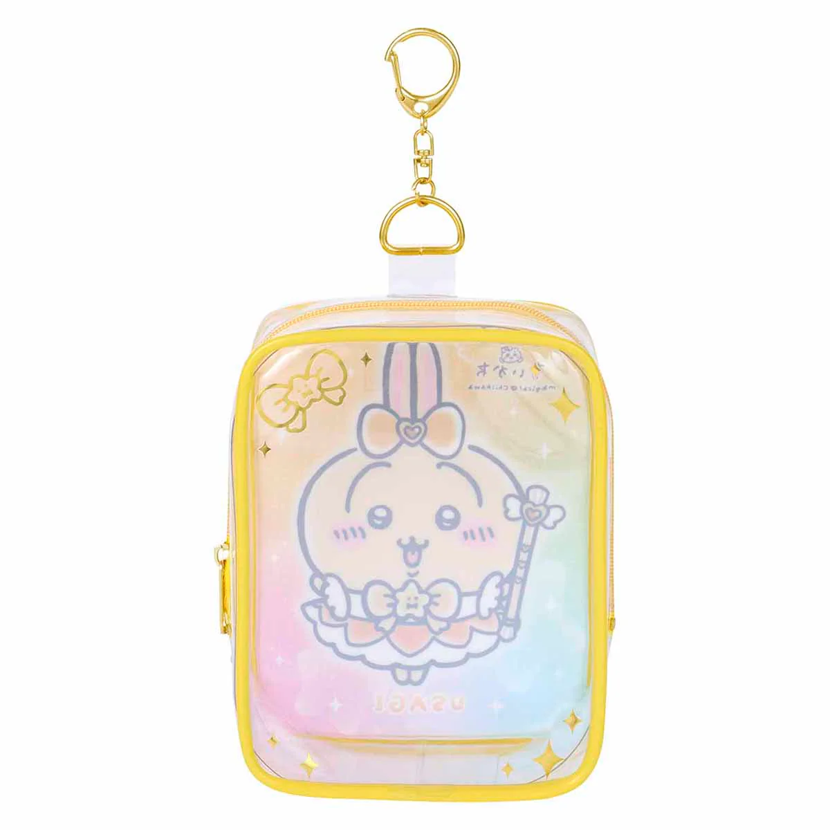 ちいかわ 超まじかるちいかわ マスコットも入る!クリアポーチ(うさぎ) - Image 4
