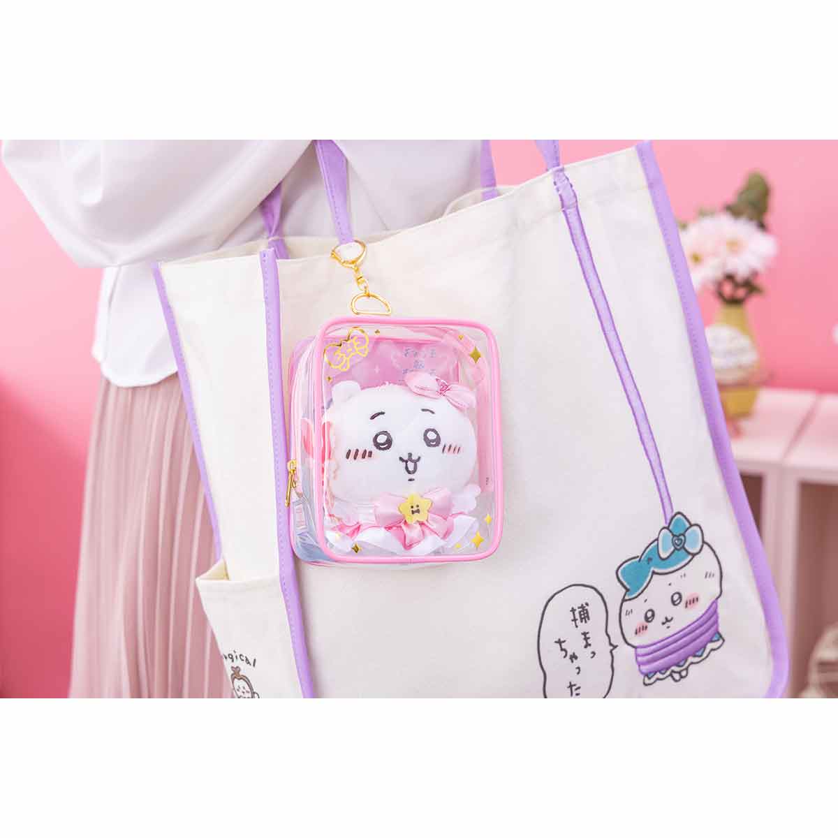 ちいかわ 超まじかるちいかわ マスコットも入る！クリアポーチ（シーサー） - Image 3