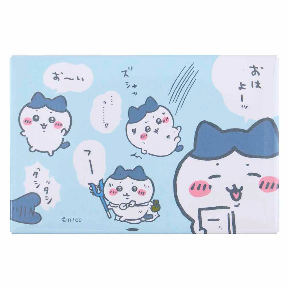 ちいかわ お出かけ楽しみ！な スクエアマグネット（ハチワレ）