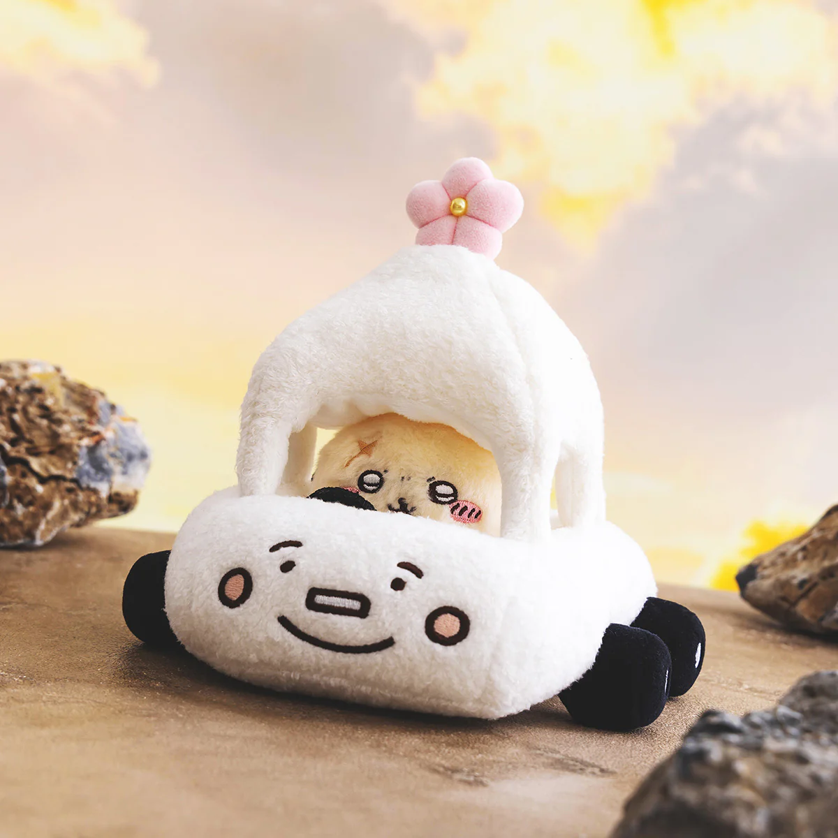 ちいかわ トコトコトコ ラッコのドライブぬいぐるみセット - Image 2