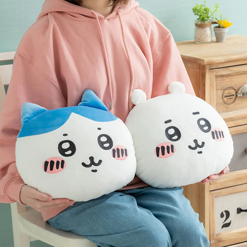 ちいかわ おかおクッション(ハチワレ) - Image 5